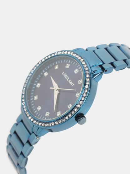 Crystal-Studded Watch